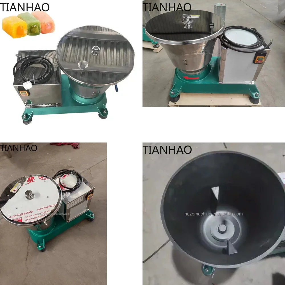 Fully Automatic Rice Flour Machine for Korean Rice Cake Tteokbokki Dough Beater for Mochi Maker Food Processor for Sticky