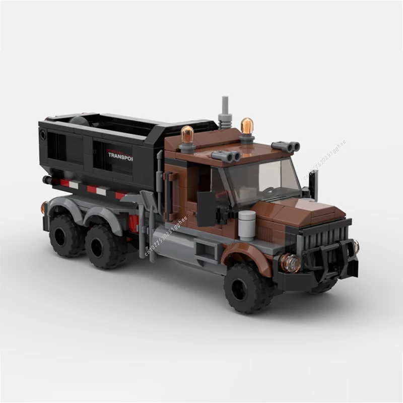 City Vehicle Classical Gravel Truck Building Blocks Model Bricks Display Collection Children's Toys Gifts 294PCS