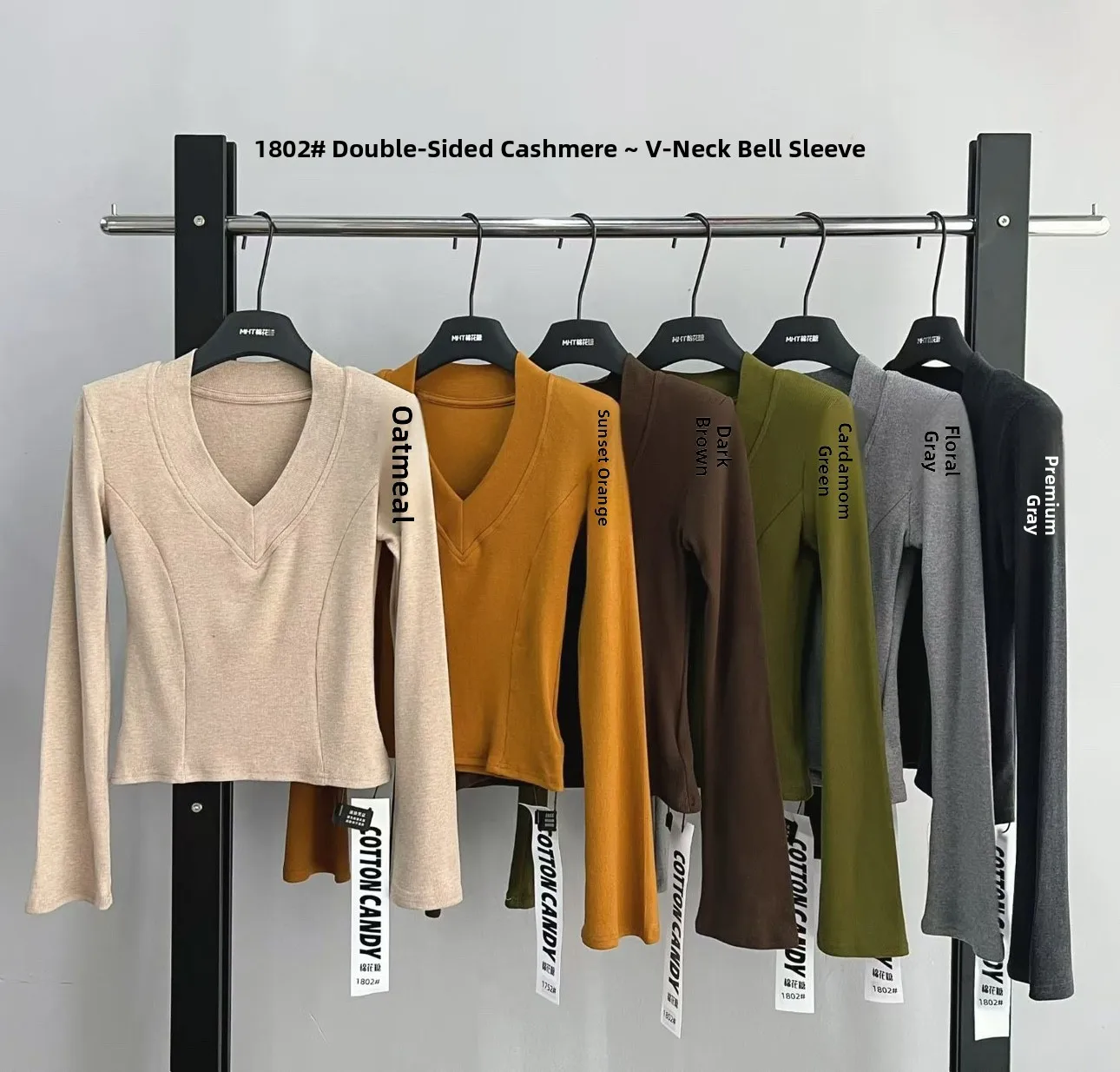 

Корейская женская футболка Sle Thiened Camere Long Sve V-Ne, осень-зима 2022, новинка Faion, универсальный облегающий топ