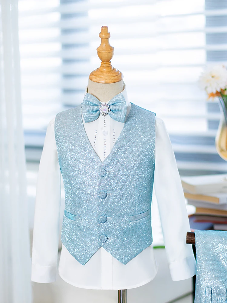 Baby Boy Suit Per Bambini Pianoforte Performance Abito Da Sera Blazer Set Ragazzi Abiti Per Matrimoni Traje De Niño Para Bautizo A3742