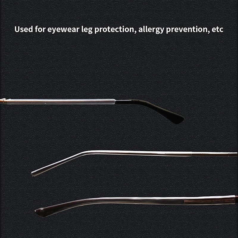 1M Eyeglasses Anti-Allergic Heat Shrinkable Tip Tube Cover Optical Store Accessories for Metal SunGlasses Ear Face Protection view 6