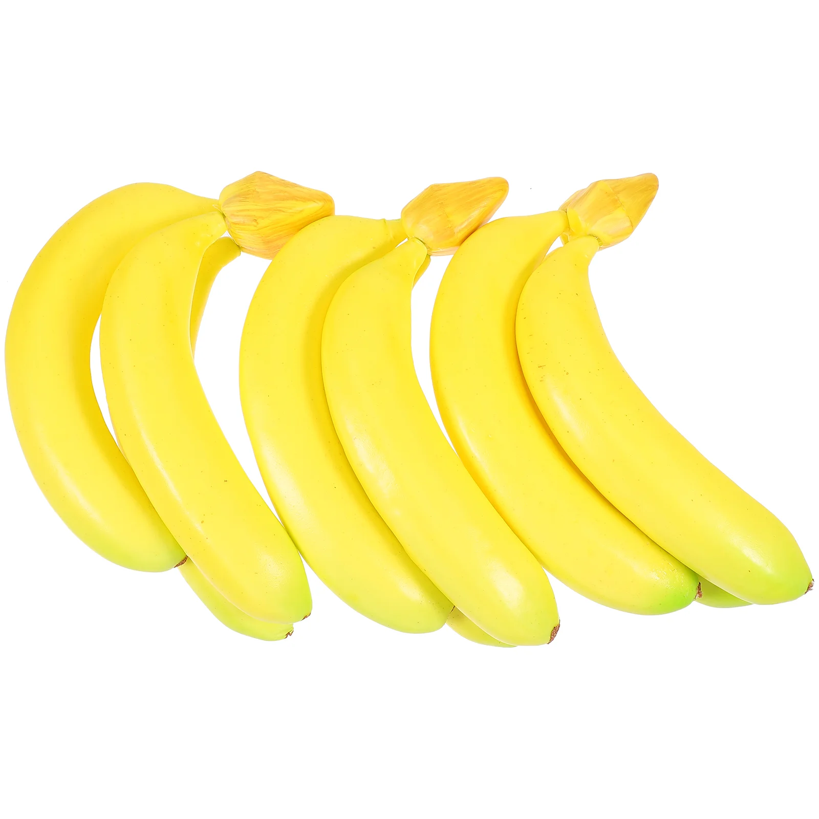 3 Pcs Simulated Banana Props Simulation Model Home Decor Display Adornment Showcase Foam Ornament Fruit