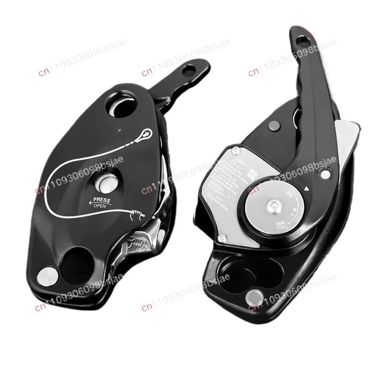 Load 250KG Climbing Descender Clamp Grab for Rescue Climb Accessories High-altitude Work Equipment Descent Device