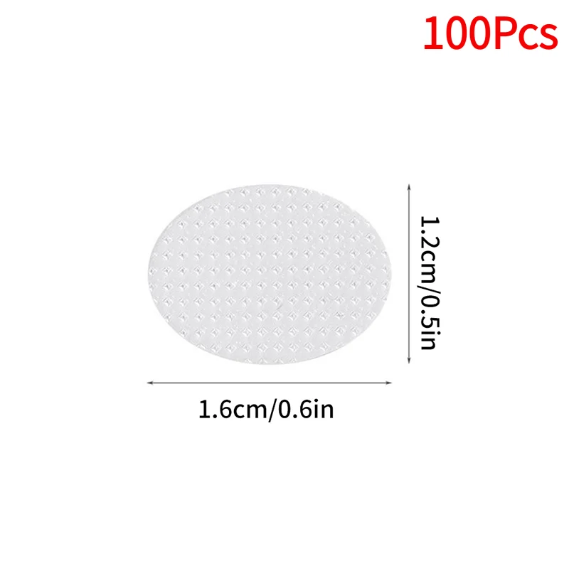 *100Pcs Invisible Earrings Stabilizers Earlobes Protective Waterproof Patches Earrings Support Ear Patches For Earrings