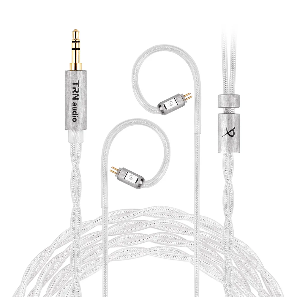 ​TRN Ice Eel Silver-Plated Monocrystalline Copper Upgrade Cable with Universal Compatibility & Flexible Pairing
