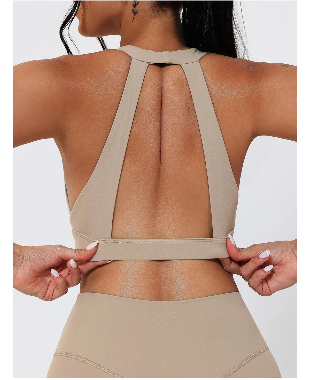 Hearuisavy Sommer-Sport-BH für Damen, Pilates, Yoga, Gymnastikunterwäsche, Laufen, stoßfest, atmungsaktiv, schnell trocknend, Fitness-Top für Mädchen – Detail 33