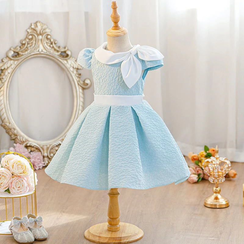 Festive Dress For Girl Princess Dress Elegant Baby Birthday Party Infant Dress Gown Wedding Baptism Girls Dress Formal Gown
