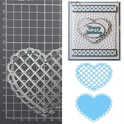 Love Heart Metal Cutting Dies Cut Die Craft Decoration Scrapbook Paper Craft Mould Blade Punch Stencil