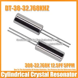 (10PCS) DT-38 32.768K 32.768KHZ 12.5PF 5PPM Cylindrical Crystal Oscillator 308 3x8MM 3.0*8.0mm Quartz Crystal Resonator DIP-2