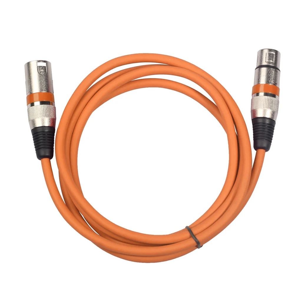 

6pcs Xlr Male To Xlr Female Audio Extension Cable 1M Balanced Microphone Wire Oxygen-Free Copper Aluminum Foil Shielding Dmx