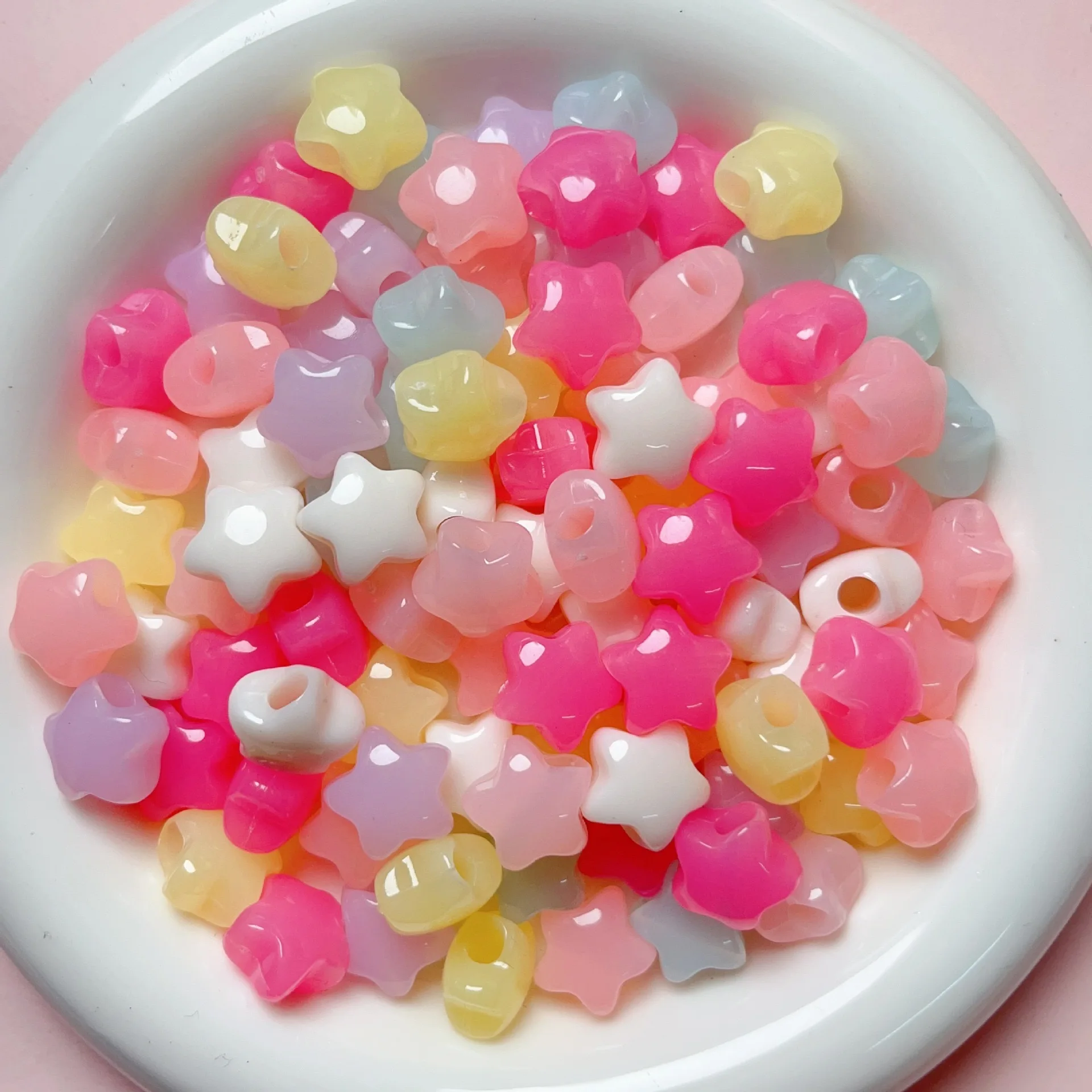 لطيف هلام الدب Kawaii الخرز لصنع المجوهرات Crafts بها بنفسك الحرف الديكور الهاتف سلسلة المفاتيح الاكسسوارات سوار الشعر حبل السحر