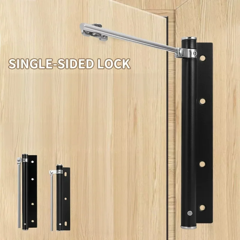 Adjustable Automatic Door Closer Device Silent buffer Stainless Steel Spring Hinge For Residential Use With Screw Accessories
