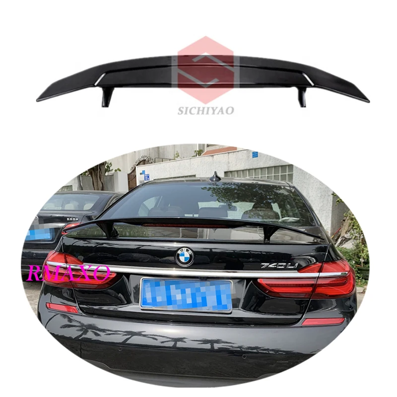 For BMW G12 Spoiler BMW 7 series G11 F01 730 740LI 750 760M Spoiler ABS plastic Material Car Rear Wing Color Rear Spoiler