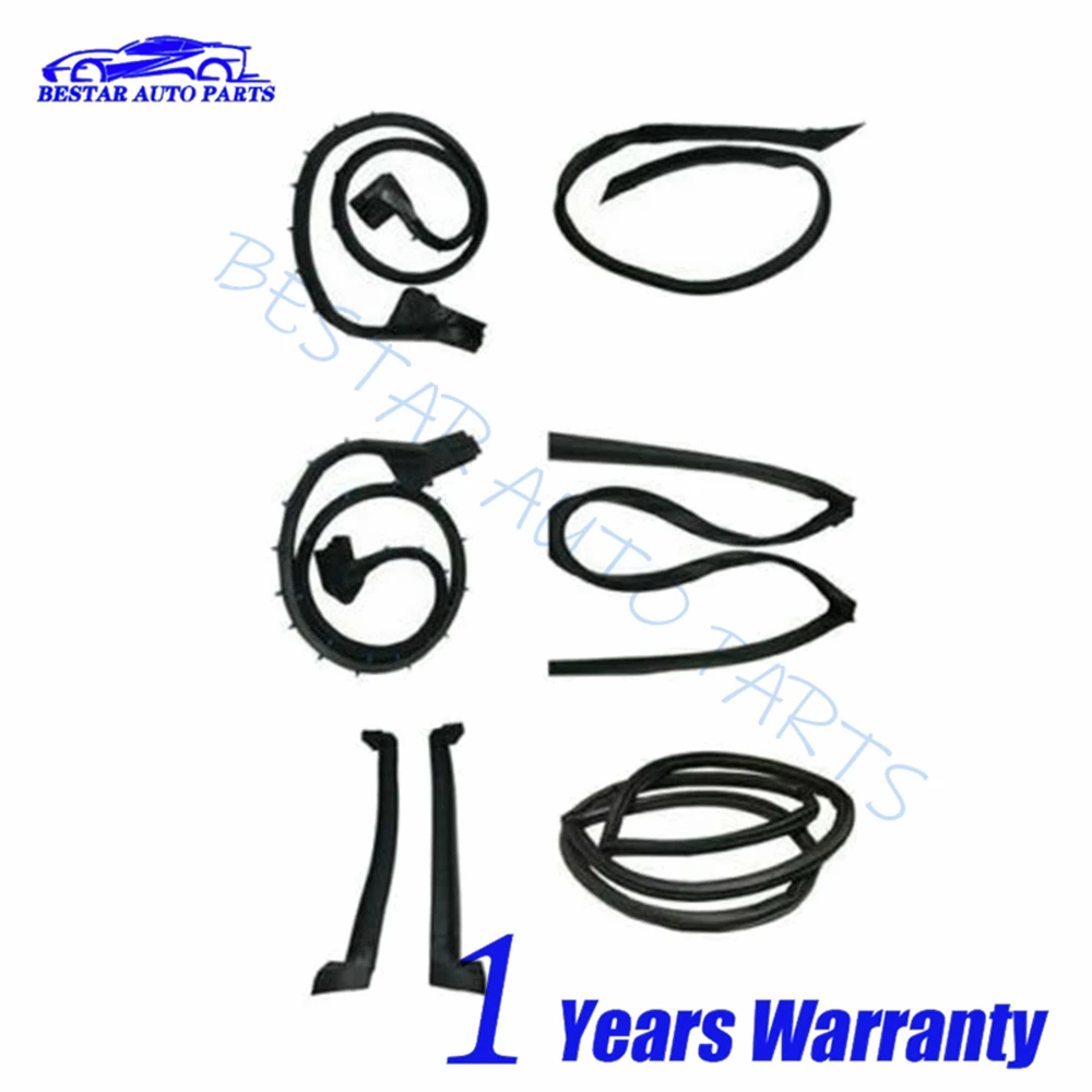 

⭐ New Seal Weatherstrip Kit Weather Strip 9096GGW For Chevrolet Corvette C4 Coupe 1990-1996