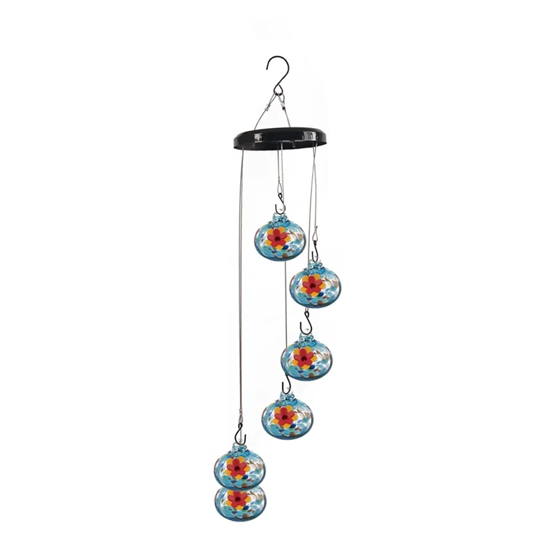 

AS94-Charming Wind Chimes Bird Feeders For Outdoors Hanging Ant And Bee Proof,Never Leak,Perfect Garden Easy To Use Model 1