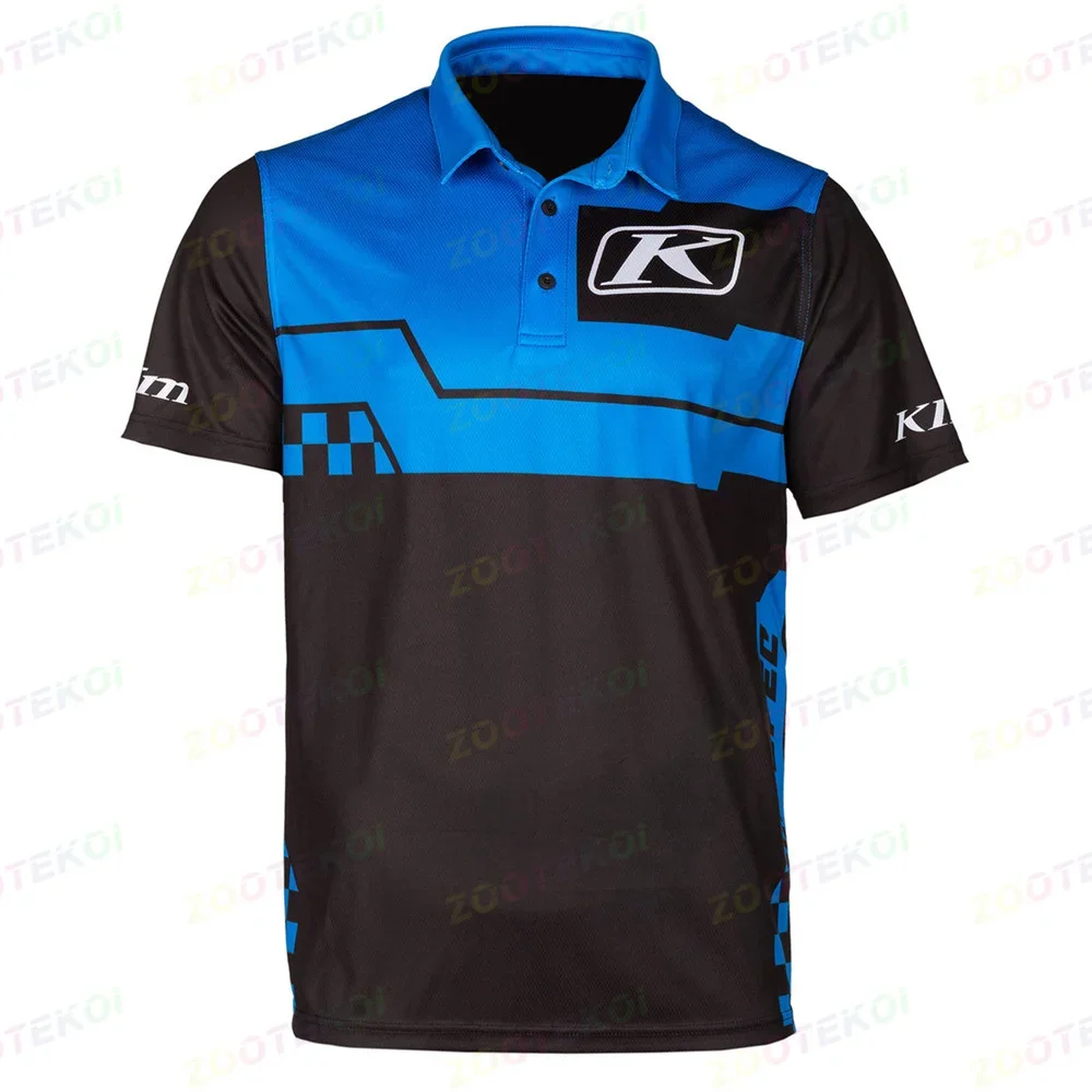 New 2023 Men's KLIM RACE SPEC F1 Racing Motorcycle Short Sleeve Polo Shirt Fast Dry And Breathable Cycing Jersey T -shirt 02 - view 4