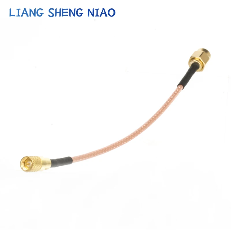 Imagem -02 - Cabo Coaxial m5 para Sma Macho e Fêmea Conector Ângulo Direito Crimp para Cabo Teste de Vibração de Alta Freqüência Jump Line Rg316