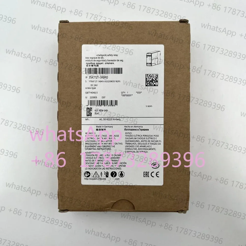 

Для реле безопасности 3SK1121-1AB40