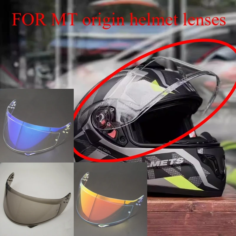 

1PC Compatible with MT Origin Helmet Lens Aurora Color Day and Night Universal Color-Changing Lens MT-V-16