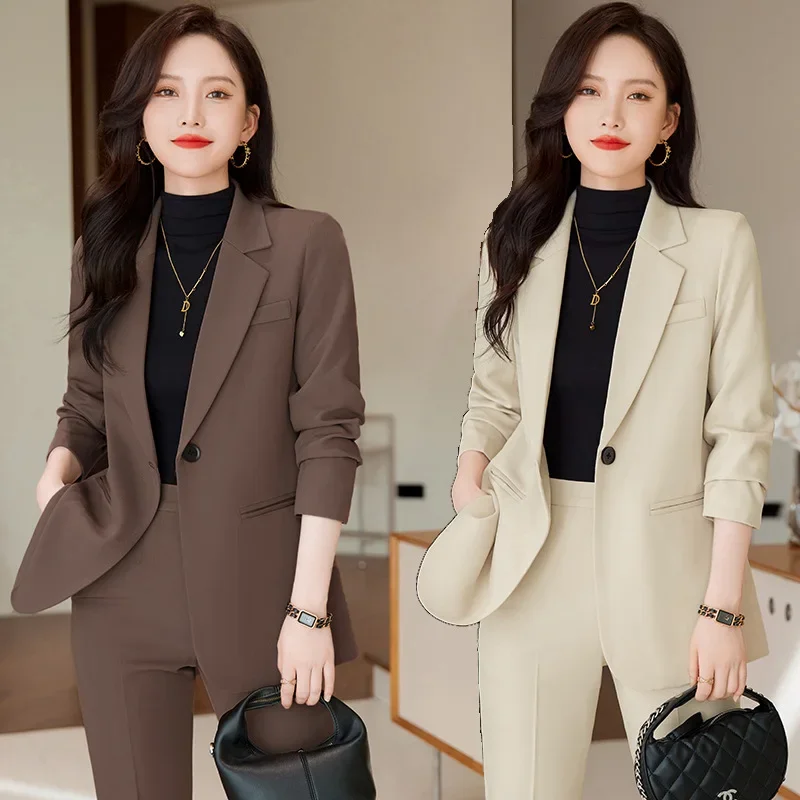 6280 Small Suit Outfit Women\'s Spring and Autumn New Casual Fashion Temperament Small Size Western Style Professional Tailored S