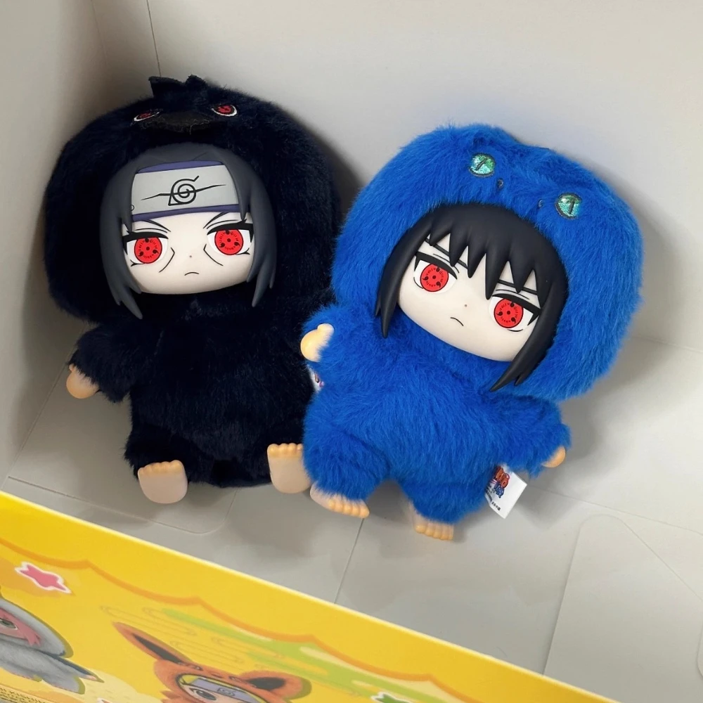 Autêntico naruto shippuden bonito besta festa série caixa cega jogo na moda artesanal boneca de pelúcia decoração ornamento presente das crianças