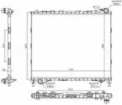 BRO904026 for engine water radiator 448DT 306PS 306DT 508PN DISCOVERY V L462 16 RANGE IV L405 (L494) 3