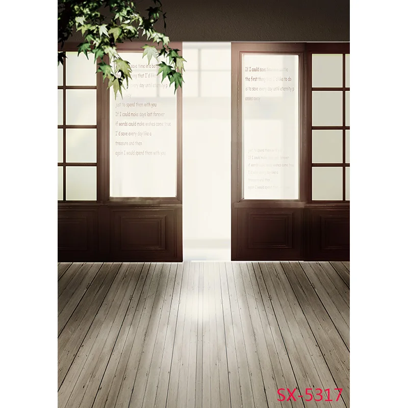 ZHISUXI Vinyl Photography Backdrops Prop Flower Wood Floor Castle Wedding Theme Photo Studio Background YXFL-62