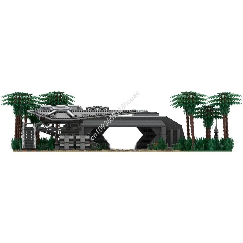 8185 قطعة MOC SW التعادل المهاجم الهبوط الوسادة سكاريف ستار معركة نموذج اللبنات لتقوم بها بنفسك اللعب فكرة هدية الكريسماس الطوب الاطفال عيد ميلاد