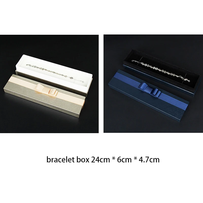 Bracelet Box High-quality Ring Box Pendant Box Bow Knot For Women's Favorite Anniversary Gift Fashion Accessories