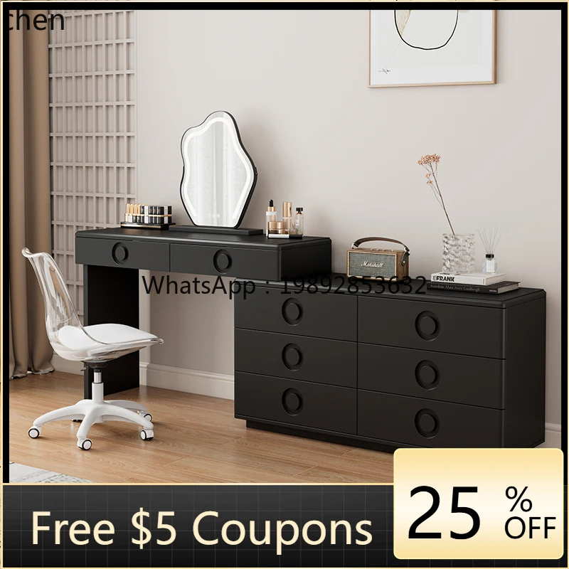 

AB dresser, chest and cabinet integrated modern simple solid wood cosmetic table, bedroom high-end bedside cabinet