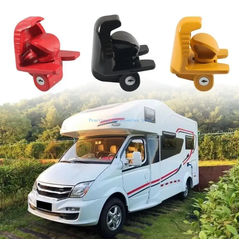 

U75E Trailer Locks Fit 1-7/8" 2" and 2-5/16" Couplers Trailer Hitch Lock Aluminum Towing Hitch Lock Coupler Lock