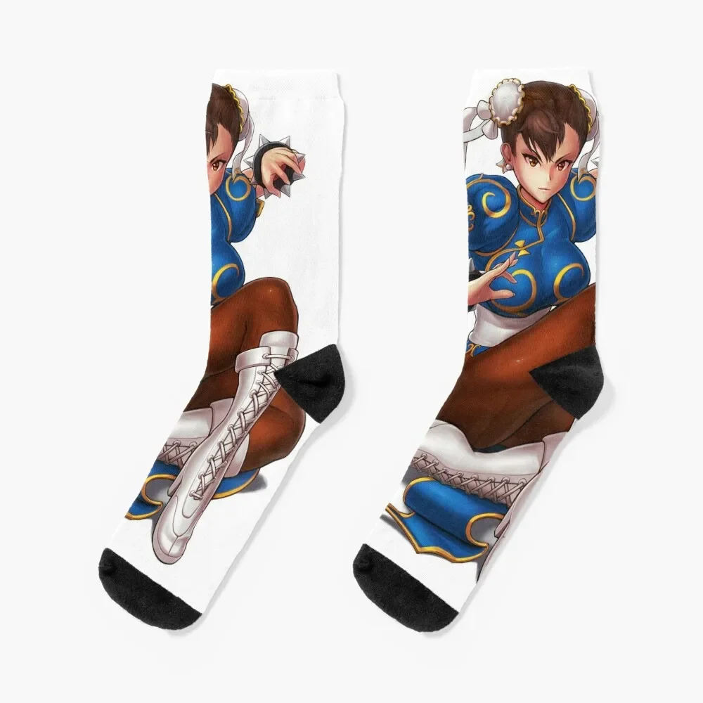 

Chun-Li Socks anti-slip compression New year's Woman Socks Men's