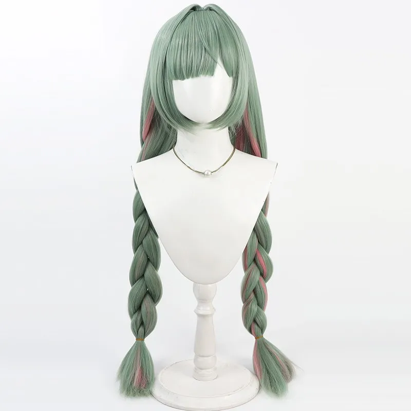 วิกผมคอสเพลย์วูเธอริงเวฟส์ ฟรอโลวา หมวกคลุมศีรษะแบบหนาสไตล์คอร์นซิลค์