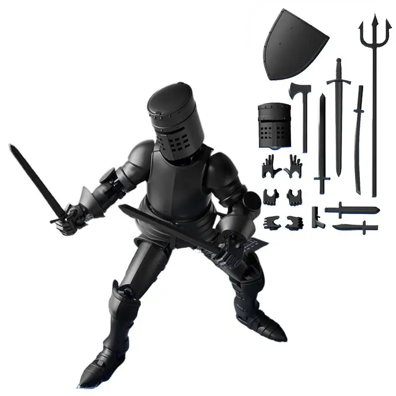 

Экшн-фигурка с 3D принтом, многошарнирный подвижный робот, 3D печатная детская 3d-фигурка, игрушки, шарнирный подвижный робот