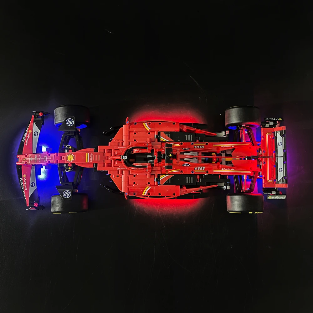 BYB LED-Beleuchtungsset für 42207 Ferra-ri SF-24 F1 Race Fernbedienung (Modell nicht im Lieferumfang enthalten)