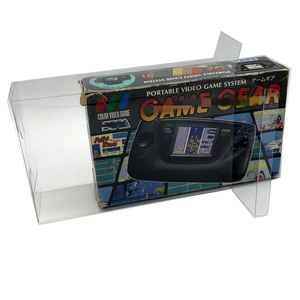 Collection Display Box For GG/SEGA GAME GEAR Game Storage Transparent Boxes TEP Shell Clear Collect Case