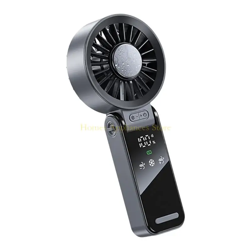 Ventola portatile D0AB Fantellina portatile a 100 velocità Felio raffreddamento pieghevole in plastica perfetta per