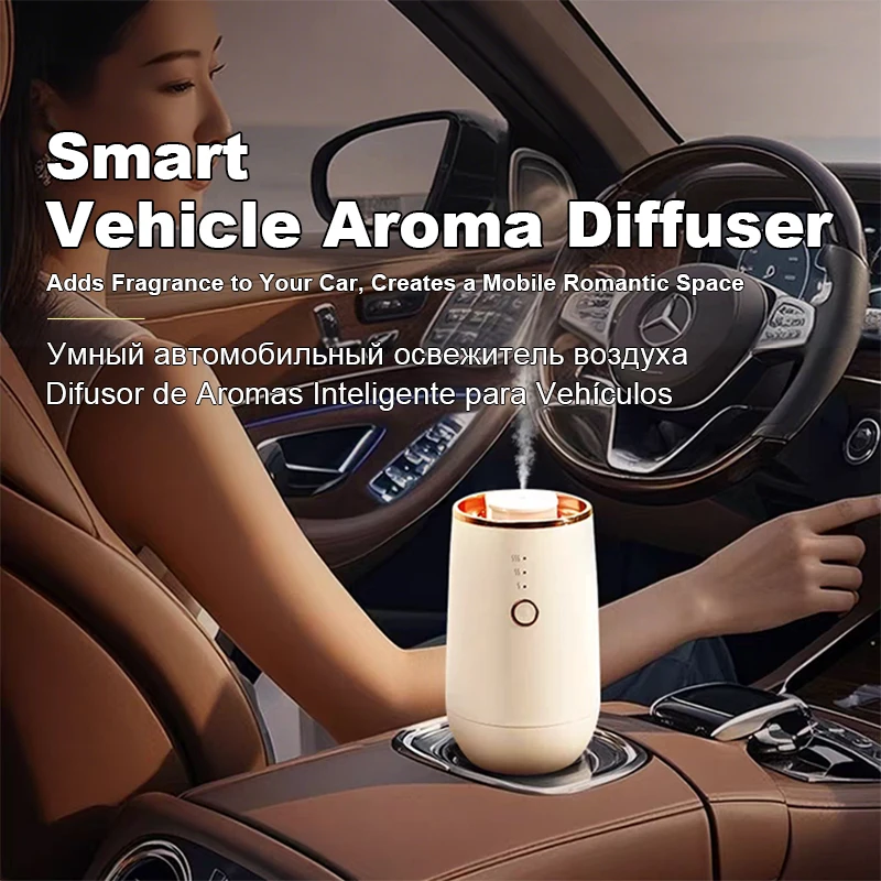 Professional Car Diffuser Air Freshener Long Lasting Fragrance Super Long Endurance Timer Spray Suitable for Car Home Hotel