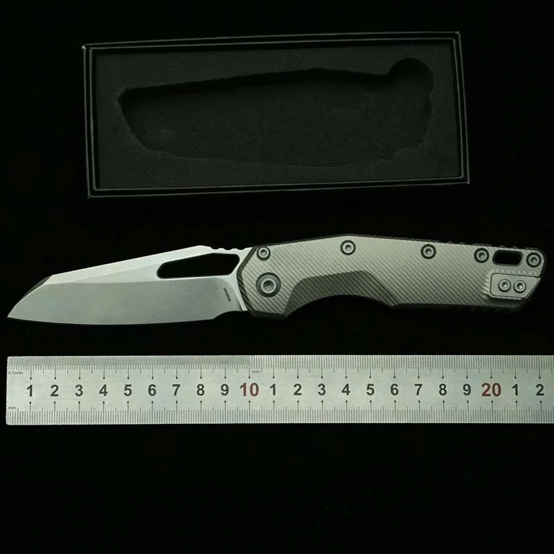 

MSI # Deep Carry Folding Knife M390MK Blade Titanium Handle Ball Bearing Outdoor Camping Hunting Fruit Survival Pocket EDC Tools