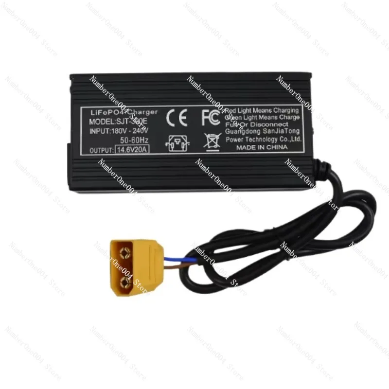 

14.6V 20A Smart Lifepo4 Battery Charger 110-220V 4S 12V High Power Charger for Lithium Iron Phosphate Battery Pack