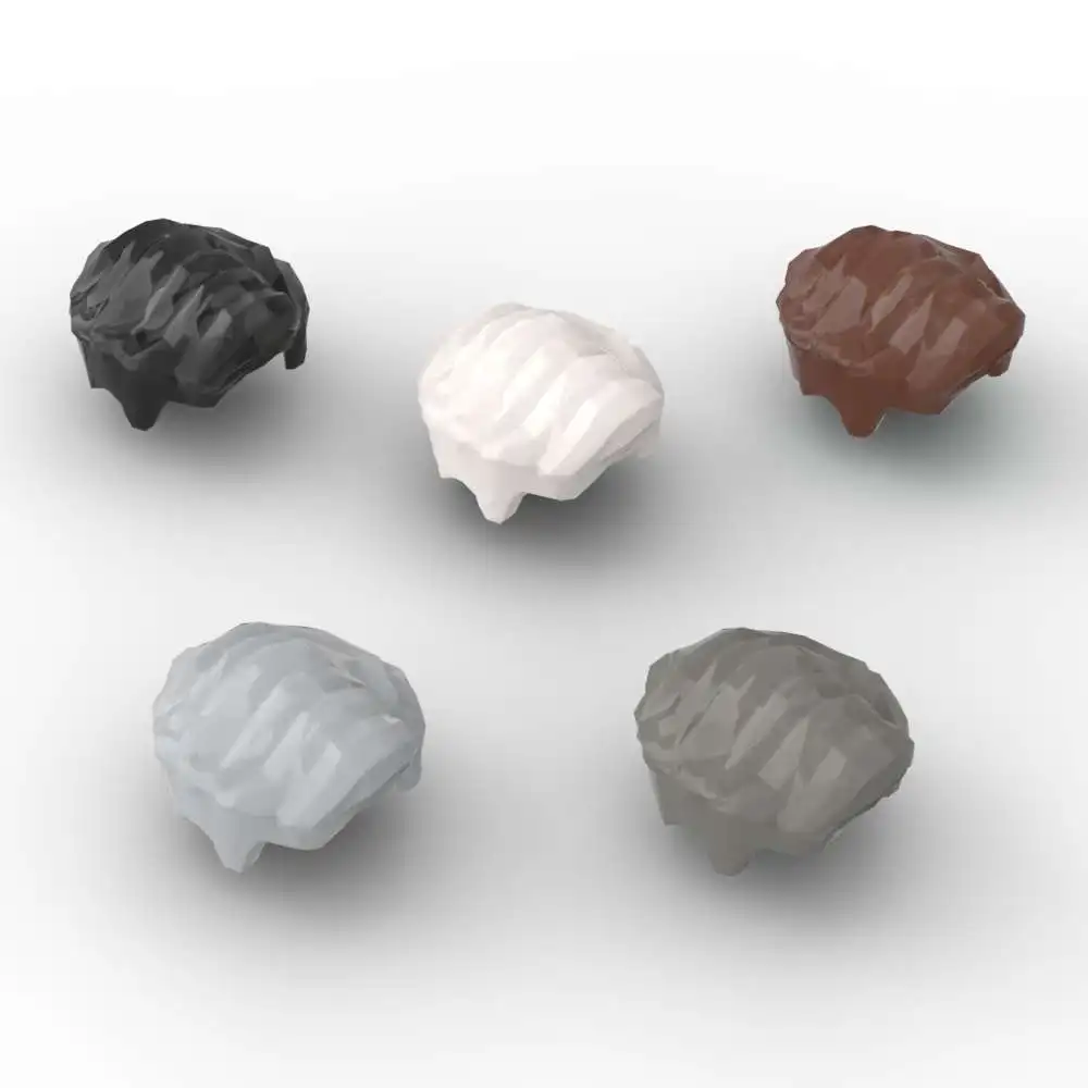 ชุดตัวต่อ MOC 10 ชิ้น 43751 ชิ้นส่วนตัวต่อผมทรงลอนไฮเทค ชุดตัวต่อประกอบรูปทรงต่างๆ ของเล่น DIY สำหรับเป็นของขวัญ