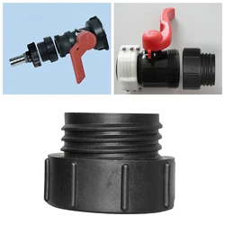 High Quality IBC Adapter 2in Fine Thread To Coarse Thread S60x6 Tank Outlet Connector Garden Home Valve Fitting Faucet Adapter