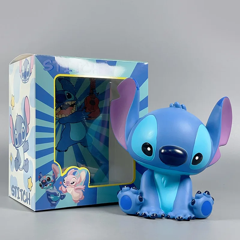 Figurines de dessin animé Lilo et Stitch Disney, nouvelle poupée de dessin animé, ornements de bureau tendance, jouets de collection Kawaii, cadeaux pour Couples