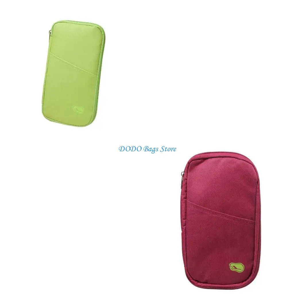 

Compact Travel Document Wallet Lightweight Holder Vacation Accessory