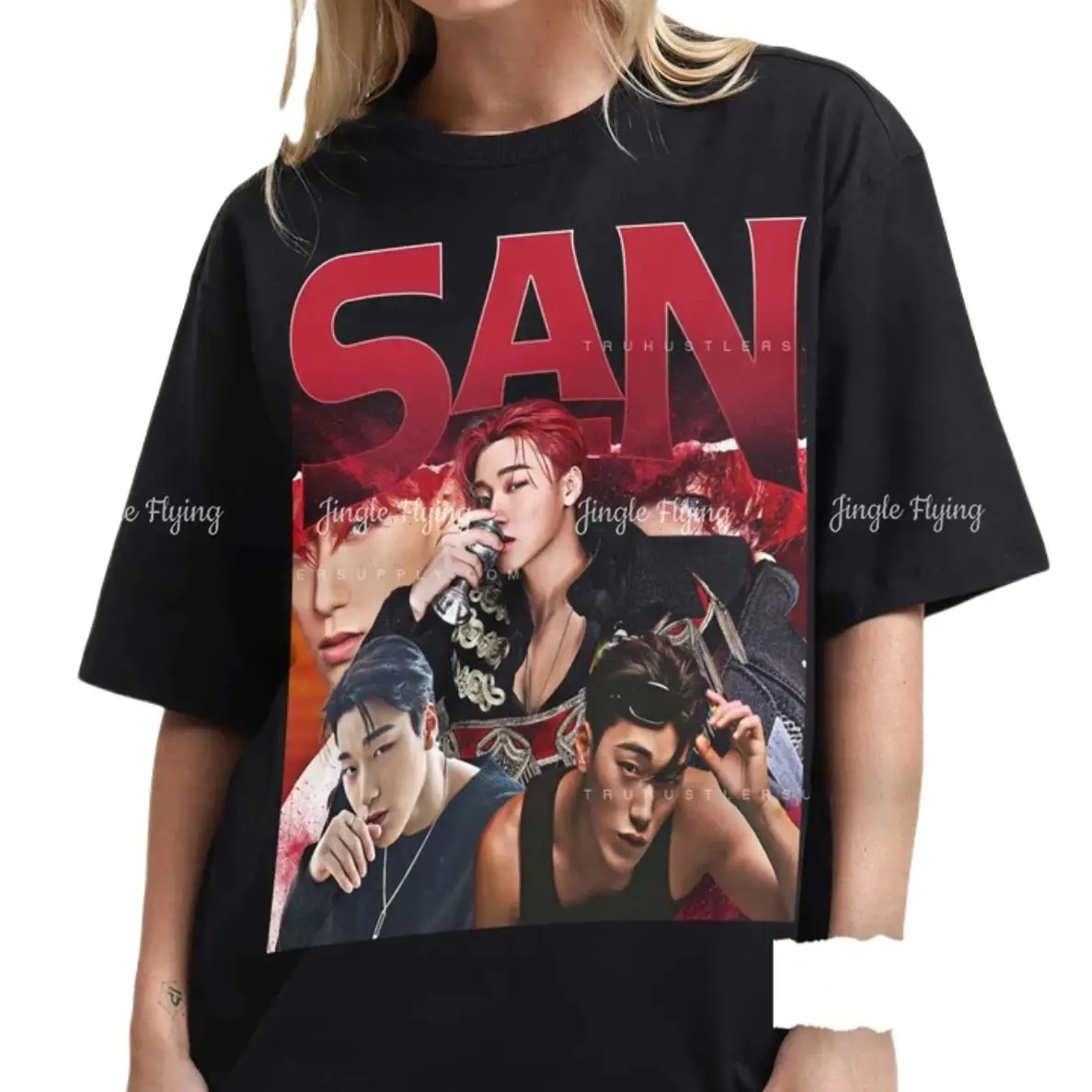 Choi San Ateez Kpop Inspired Graphic Shirt Personalized Sweatshirt Gift For Women And Man Unisex