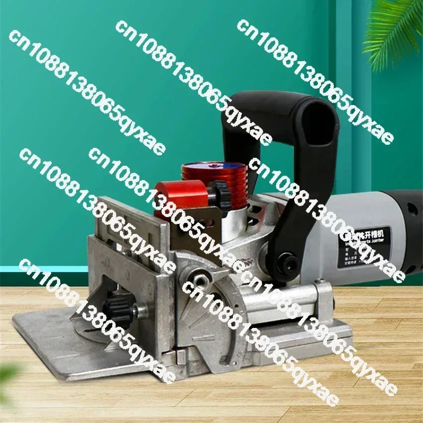 LMN-01 Portable Oblique Hole 3-slot Slotting Machine Furniture Connector Wood Biscuit Joiner Woodworking Tenoning Machine 220V