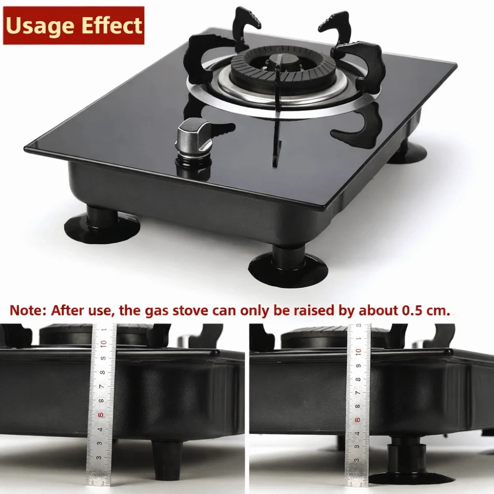 Universal Gas Stove Foot Mat Suction Cup Wear-Resistant Gas Stove Non-slip Pad Large Replacement Trampoline Leg Caps