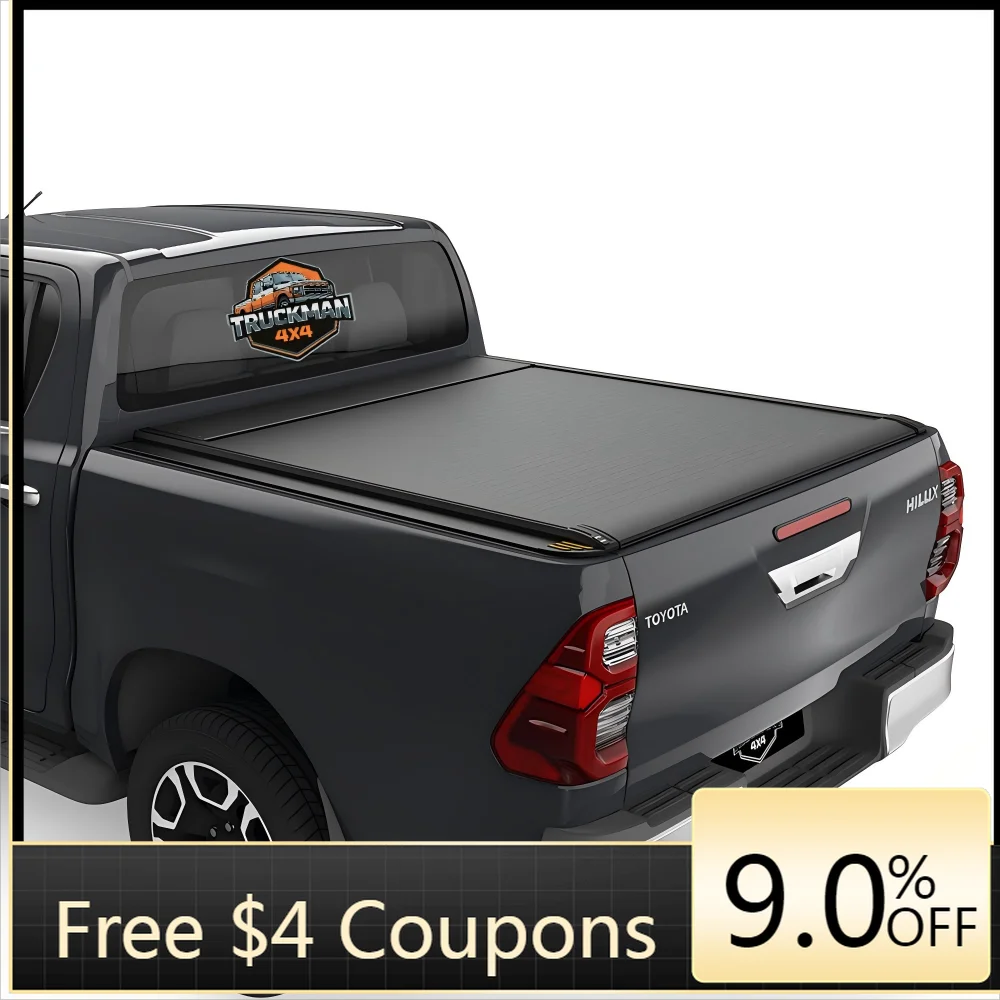 

Deren High QualityElectric Retractable Tonneau Cover Aluminium Alloy Roller Shutter Truck Bed Cover Size-Fitted