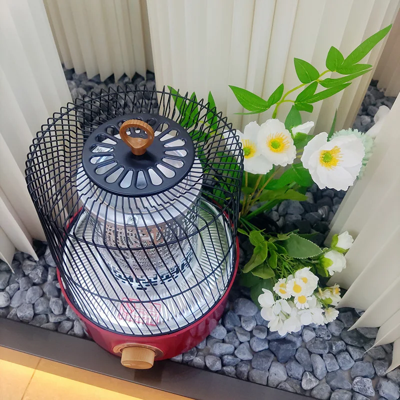 YyhcStovesFireplacesFireplacesTriangle Brand Bird Cage Heater Household Energy-saving Electric Heating Fan Small Fire Heater Sma