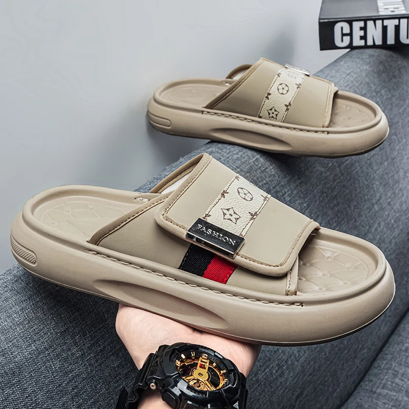 

2026 Summer Versatile One Strap Beach Sandals Trendy Casual Slippers Slides